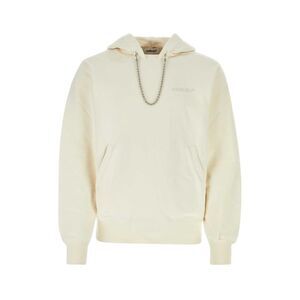 Ambush Men Ivory Cotton Sweatshirt